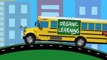 Cars Trucks Street Vehicles Teaching Colors - Learning Colours Video for Children - Organic L