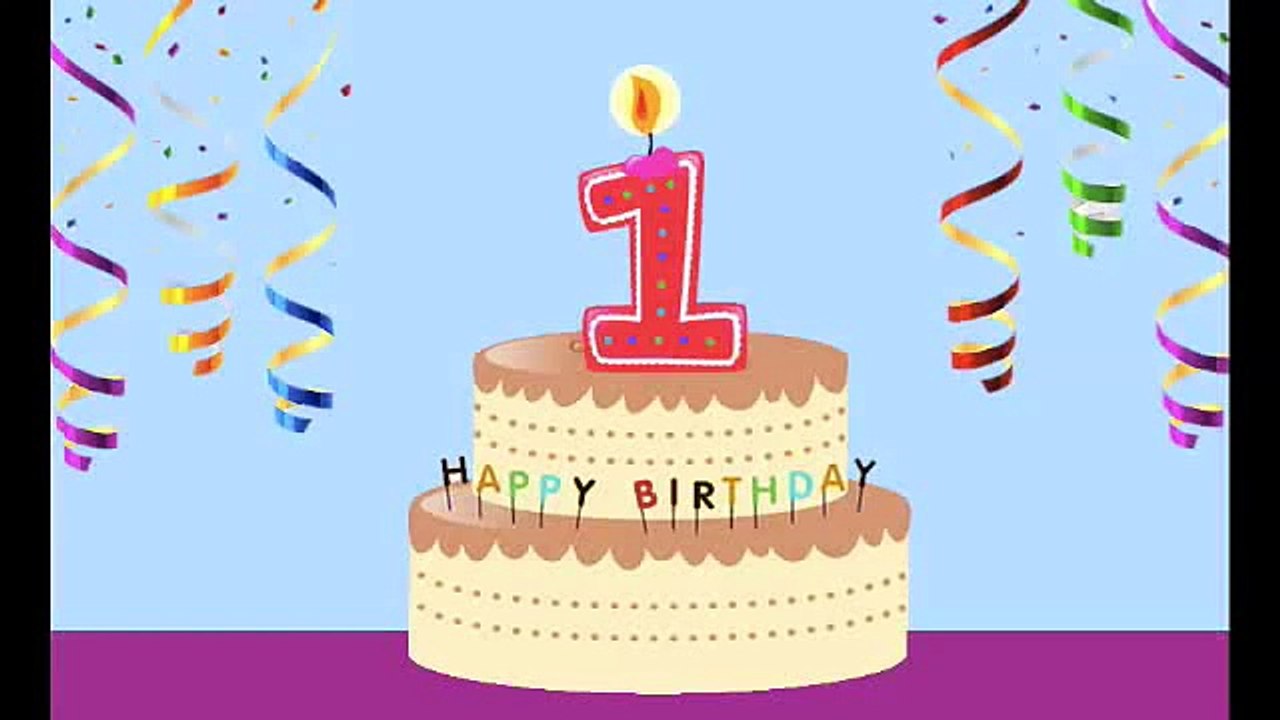Los números en español con tarta de cumpleaños. Learn numbers in spanish.