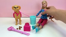 Barbie mit Hund youtube video demo   review - Barbie und ihr Stubenreines Hündchen - BDH74