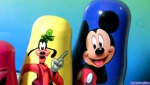 Baby Mickey Mouse Clubhouse Nesting Toys Stacking Cups Goofy Donald Minnie Disney Baby Toys-AbomFK