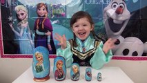 Disney FROZEN ELSA ANNA In Real Life Nesting Matryoshka Dolls Stacking Cups ToyCollectorDisney-dNUWz94