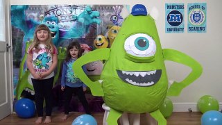 Disney Monsters Inc Super Giant Egg Surprise Biggest Egg opening Fun Kids Videos ToyCollectorDisney-Fc0