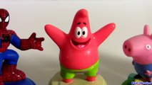 Surprise Play Doh Pig George Cookie Monster SpongeBob Clay Buddies Play-Doh Stampers Homem-Aranha-Fmj