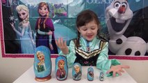 Disney FROZEN ELSA ANNA In Real Life Nesting Matryoshka Dolls Stacking Cups ToyCollectorDisney-dNUWz946