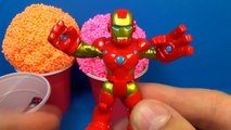 3 ICE CREAM surprise eggs! Disney Cars MARVEL Iron Man STAR WARS TOY Story surprise toys mymillionTV-H3wgS