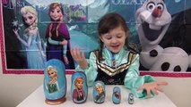 Disney FROZEN ELSA ANNA In Real Life Nesting Matryoshka Dolls Stacking Cups ToyCollectorDisney-dNUWz9