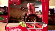 Disney Cars 2 Carry Case Diecasts NEW Disney Pixar Cars Tractor Tipping Tip & Toot Tractor Tracteur-Qm73