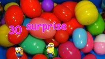 30 Surprise Eggs!!! Disney CARS MARVEL Spider Man SpongeBob HELLO KITTY PARTY ANIMALS LPS Animation-R3h7E03jY