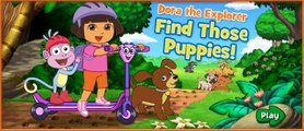 DORA THE EXPLORER - Dora Find Those Puppies | Dora Online Game HD (Game for Children)