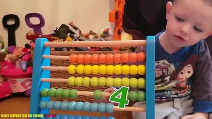 How To Use Baby Abacus To Teach Colours For Children Count 1 To 10 Preschool Numbers