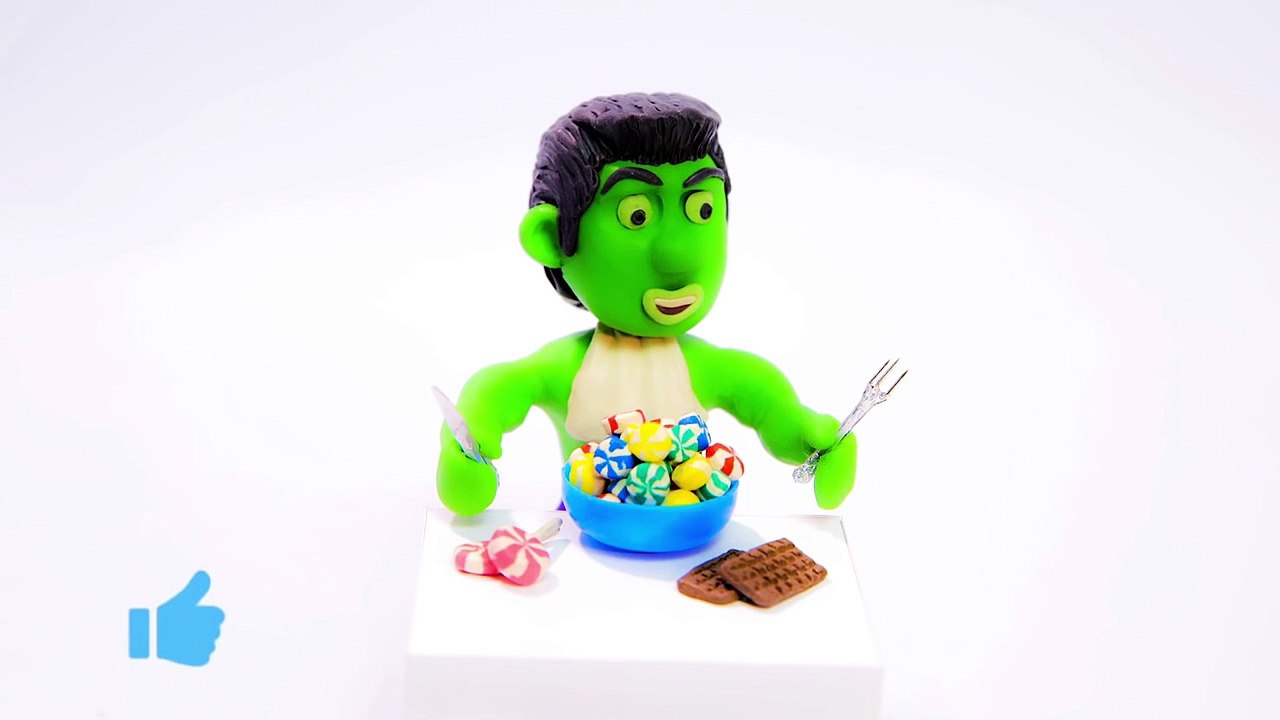 HULK vs SPIDERMAN DENTIST SUPERHERO PRANK GOES WRONG SUPERHEROES IN REAL LIFE PLAY DOH STOP MOTION-OyH