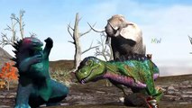 Dinosaurs Cartoons For Children | Gorilla Vs Dinosaur Fight |Horse Videos For Children |Pi