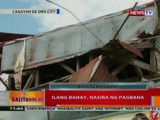 BT: Ilang bahay sa Cagayan de Oro City, nasira ng pagbaha