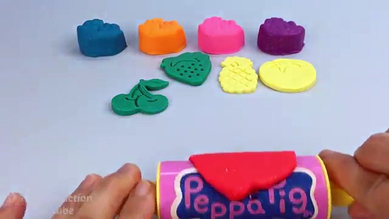Glitter Playdough Boats with Fruits Molds Modeling Clay Fun and Creative for Kids & Childr