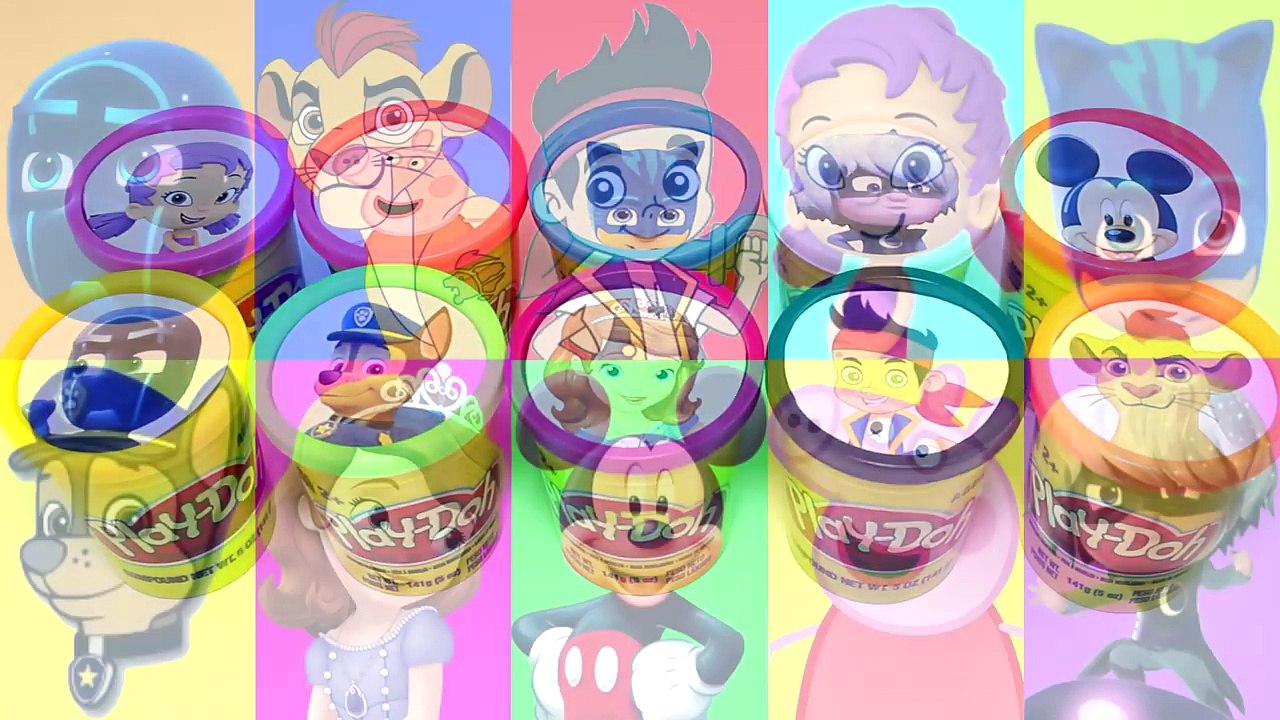 PJ Masks Game - Play Doh Surprise Cups PJ Masks, Paw Patrol, Peppa Pig, Mickey Mouse, Bubb