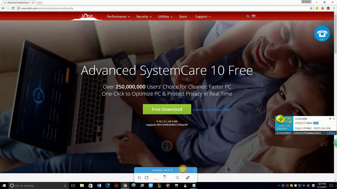 Advanced SystemCare 10.2 Pro Key ( 3 March 2017) Online Activation 100% Working