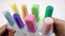 DIY How to Make Yogurt Milk Colors Stick Icecream Learn Colors Slime Clay String