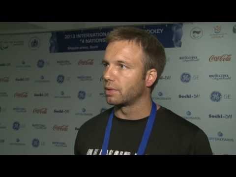 Interview Jiri Briza (Czech Republic) - International Ice Sledge Hockey Tournament 4 Nations Sochi