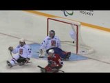 Czech Republic v Norway highlights  - International Ice Sledge Hockey Tournament 
