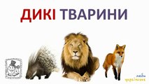 ДЛЯ ФУРШЕТА мультфильмы детей Украинский дикие и домашние животные изучаем цвета овощи и фр