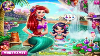 Disney Princess Ariel Baby Wash Video Game For Little Kids