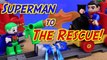 Duplo Lego Superhero Animals Superman Saving Batman and Spiderman Forest Fishing Trip