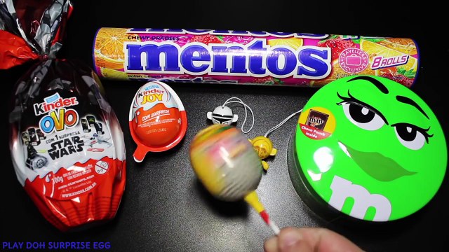 Giant Kinder Ovo Gigante Star Wars candy M&Ms Chocolate Chupa Chups Lollipops Kinder Joy