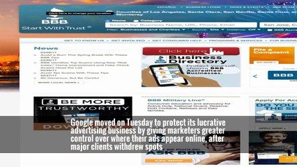 Google Tries to Stop Ads From Appearing Next to Hate Speech -