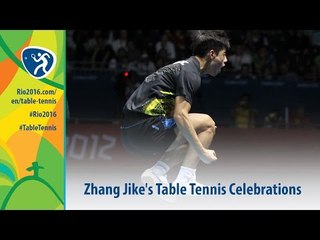 Zhang Jike's Table Tennis Celebrations