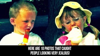 10 Photos That Caught People Looking Very Jealous