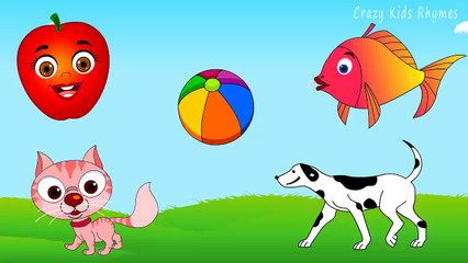 Phonics Song with TWO Words - A For Apple - ABC Alphabet Songs with Sounds for Children