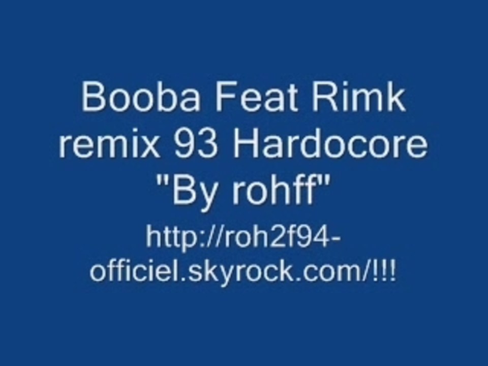 Booba Feat Rimk banlieue Remix tandem Instru 93 Hardcore2008
