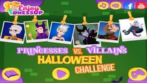Princesses vs Villains Halloween Challenge- Fun Online Fashion Games for Girls Teens