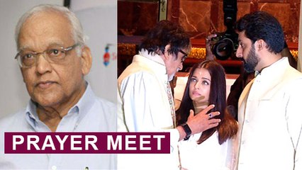 Celebs Attend Aishwarya Rai's Father Krishnaraj Rai's Prayer Meeting in Mumbai - Full Event