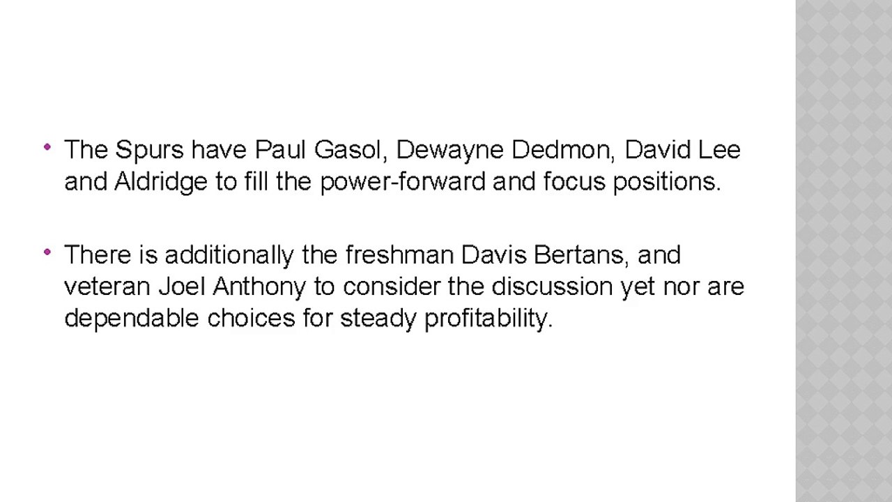 San Antonio Spurs Potential First Round Draft Targets