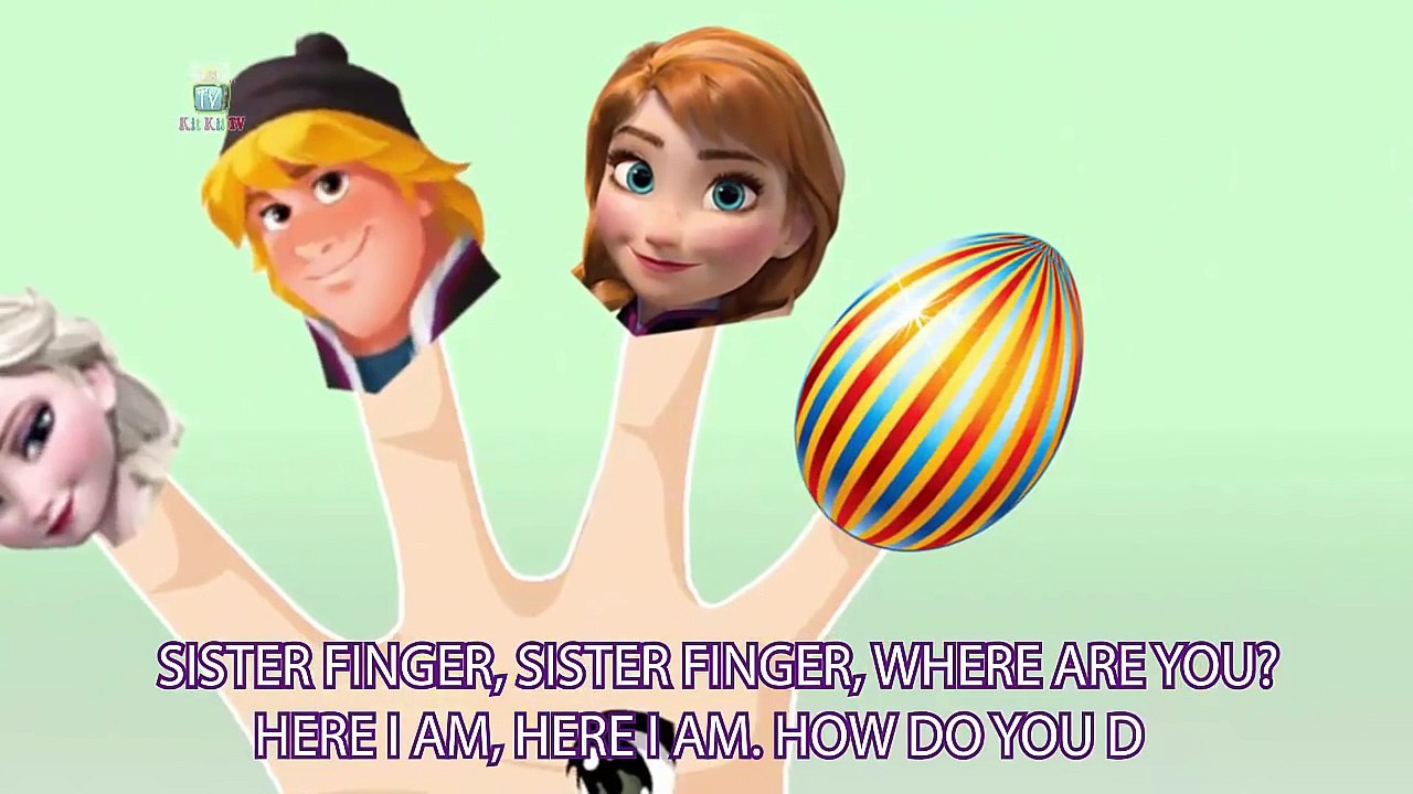 Disney Frozen Lollipop Finger Family Songs - Daddy Finger Family Nursery Rhymes Lyrics For