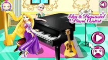 Frozen Elsa and Tangled Rapunzel Piano Contest - Disney Princess Games