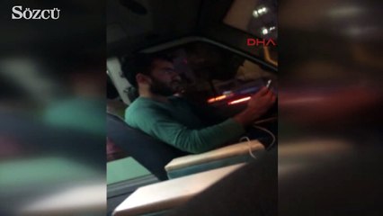 Direksiyonda dizi izledi