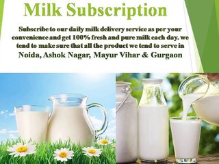 Online Milk, Egg & Bread Subscription