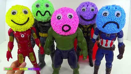 Learn Colors for Kids Finger Family Song Nursery Rhymes Superhero Xylophone Body Paint for Kids