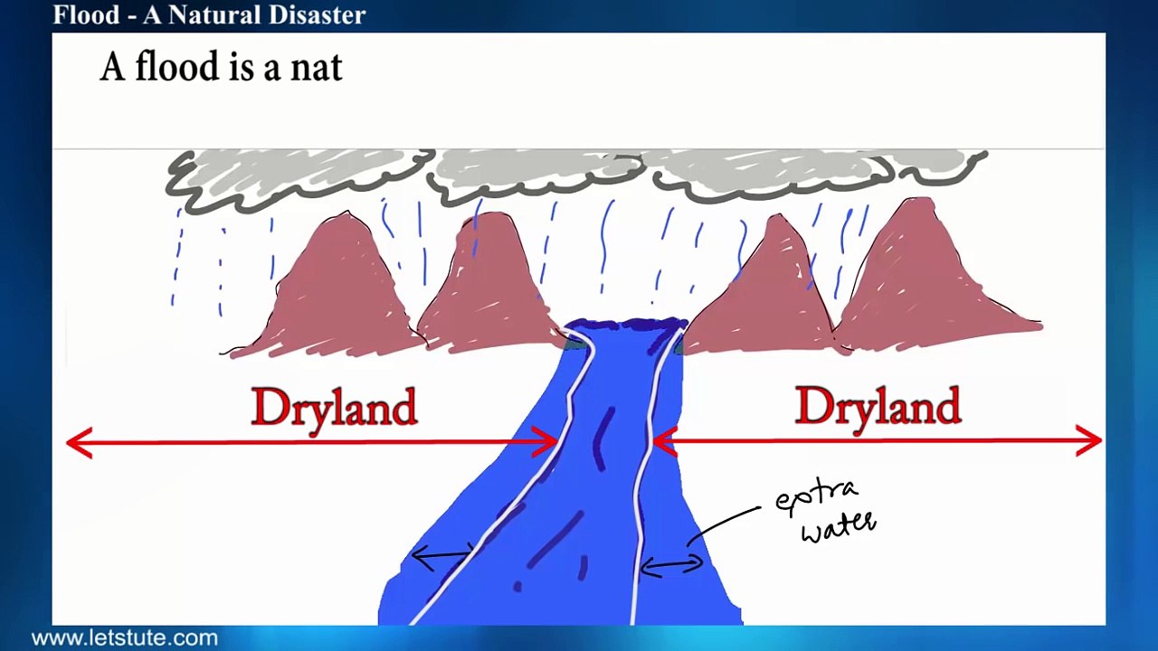 Flood A Natural Disaster | Environmental Science | EVS | LetsTute