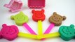 Learn Colors Play Doh ! - Peppa Pig Episodes Compilation - Bear Smile Face-