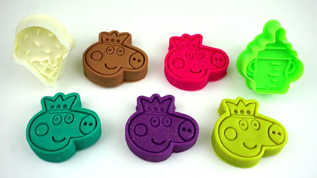 LeaRn ColoRS PLAY DOH Modeling Ice Cream Milk Bottle! - PEPPA PIG em Português 2017 Episódios