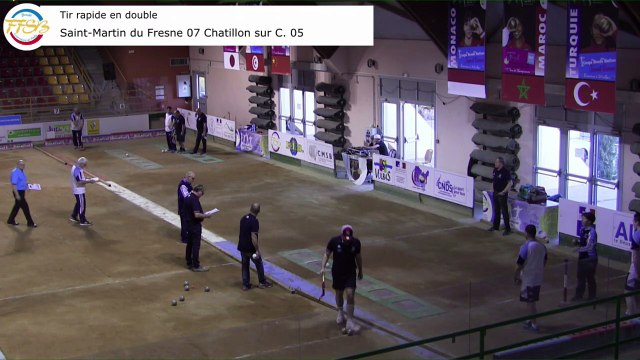 Tir rapide en double de Chatillon-sur-Chalaronne, finale National 5, France Clubs, Sport Boules, Saint-Vulbas 2017