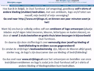 Zelf kleding bedrukken Oud-Turnhout