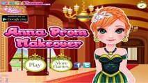 Anna Prom Makeover Frozen Anna Makeup and Dress Up Game for Kids