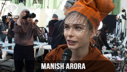 Paris Fashion Week Fall/WInter 2017-18 - Manish Arora Hairstyle | FTV.com