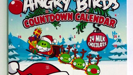 Сердитый птицы календарь Конфеты Обратный отсчет Новые функции Новый