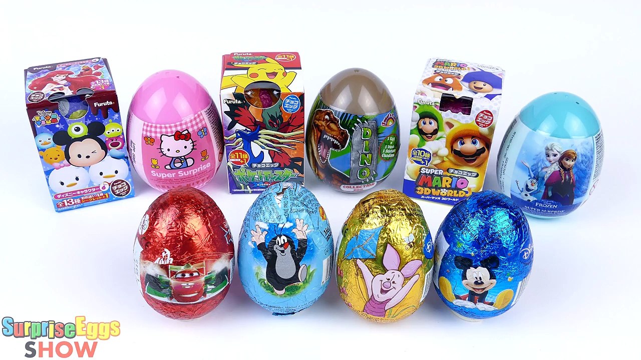26 Surprise Eggs, Cars, Tsum Tsum, Pokemon Go, Kinder Surprise, Маша и Медведь, TMNT, Froz