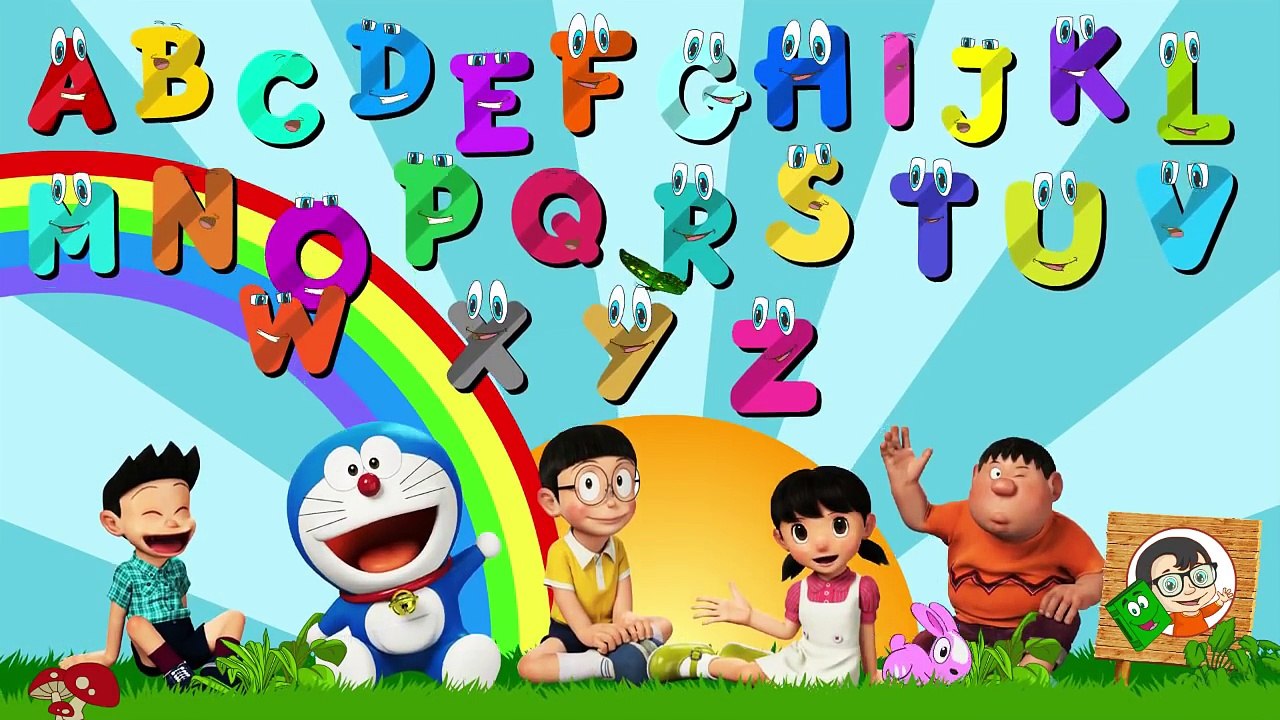 Азбука алфавит с с с с с с для Дети питомник рифмы Песня песни ♫ doraemon ♫ abcd ♫